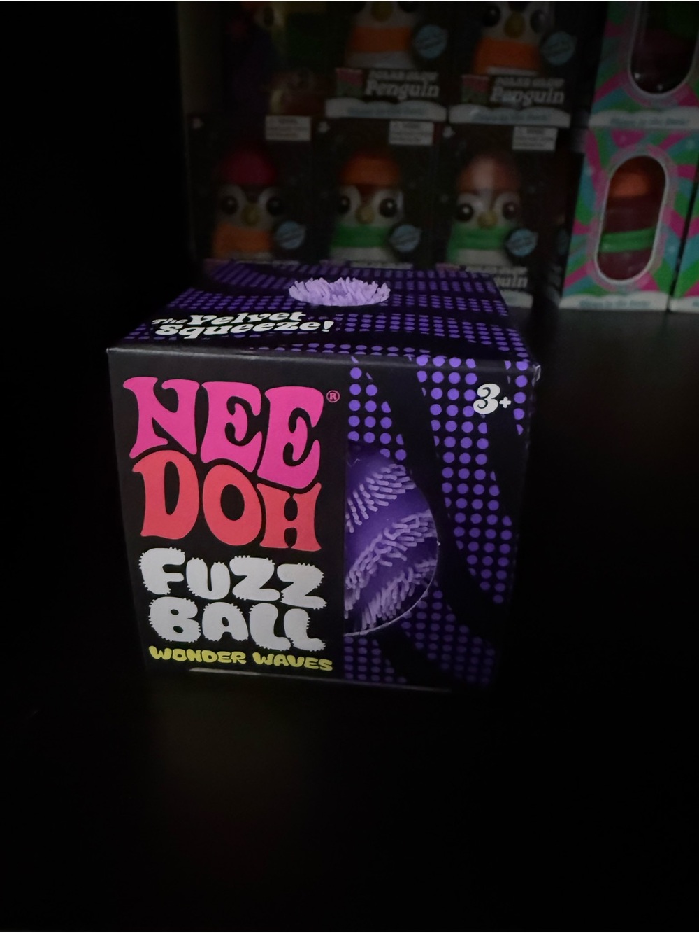 💜Purple NeeDoh FUZZ BALL Wonder Waves - Rare💜